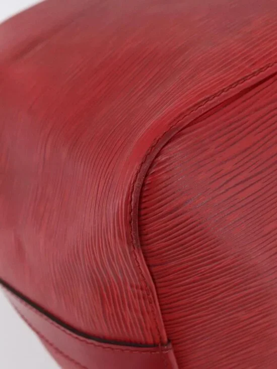 LOUIS VUITTON Epi Petit Noe Shoulder Bag Red M44107 LV Auth BA10912 - Picture 4 of 16